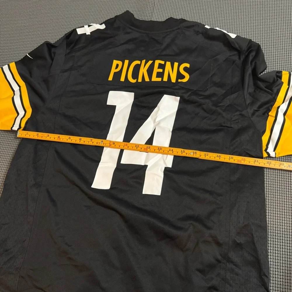 Nike Pittsburgh Steelers George Pickens 14 Jersey Mens Large Black NFL Football